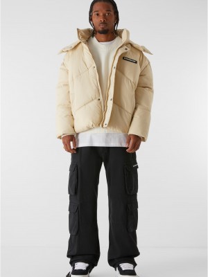 Мъжко Пухено Яке MJG ZIP-OFF PUFFER JACKET castle wall XXL