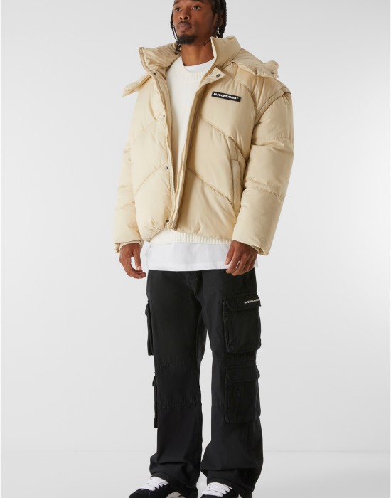 Мъжко Пухено Яке MJG ZIP-OFF PUFFER JACKET castle wall XXL