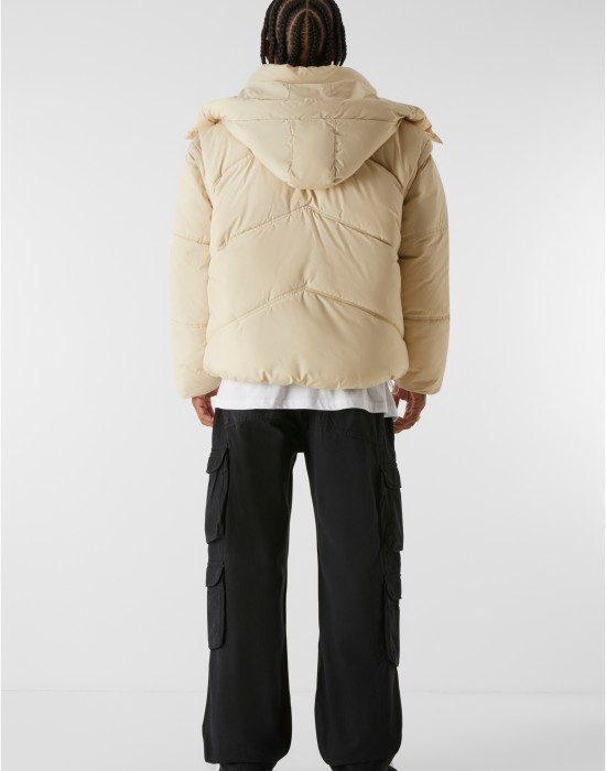 Мъжко Пухено Яке MJG ZIP-OFF PUFFER JACKET castle wall XXL