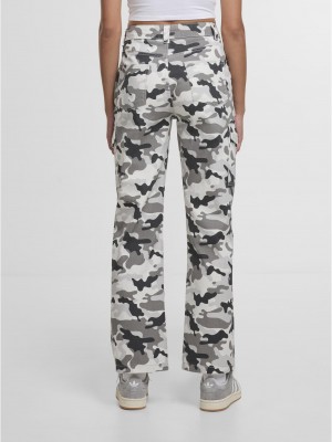 Дънки DEF Straight Fit Jeans black camo XS