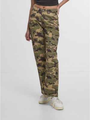 Дънки DEF Straight Fit Jeans green camo XS