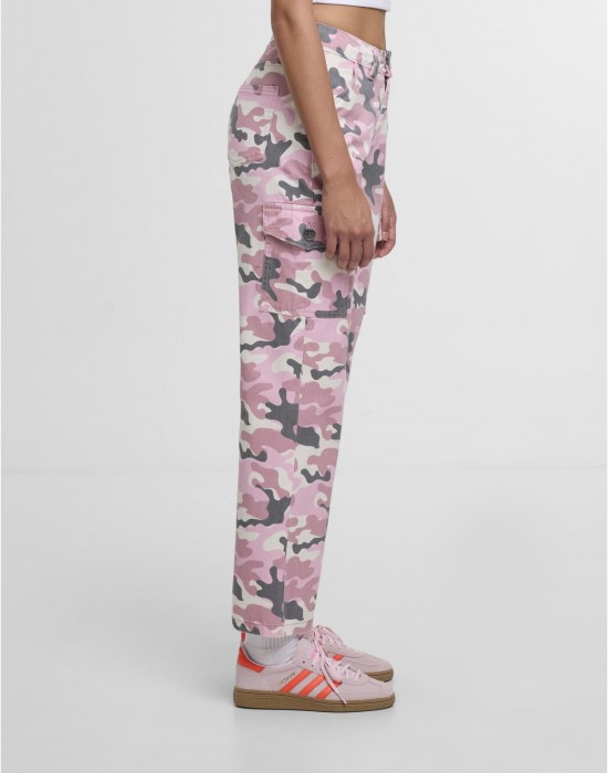 Дънки DEF Straight Fit Jeans pink camo XS