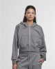 Дамски Суичър DEF Zip Hoodie steel grey XS