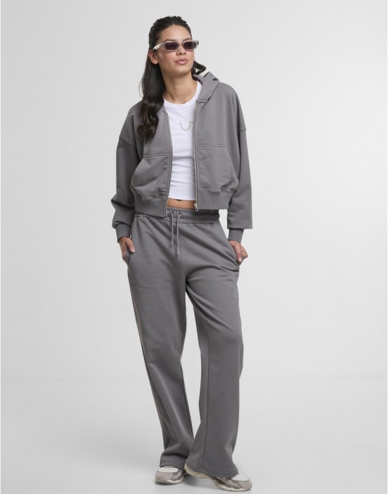 Дамски Суичър DEF Zip Hoodie steel grey XS