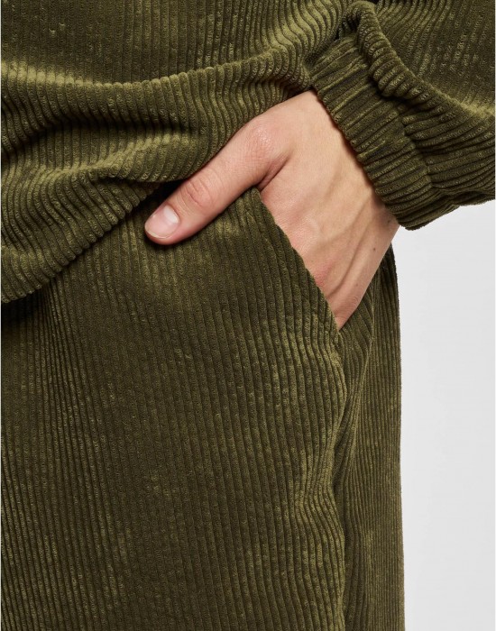 Мъжко Долнище ИзчистеноDEF Cord Sweatpants olive XXL