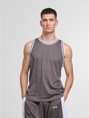 Мъжки Потник DEF Mesh Tanktop steel gray/white XXL Мъжки Потник DEF Mesh Tanktop steel gray/white XXL