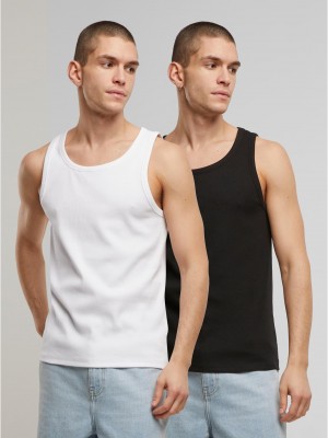 Потници Пакет 2 броя DEF Tank Tops bright white+jet black XL Потници Пакет 2 броя DEF Tank Tops bright white+jet black XL