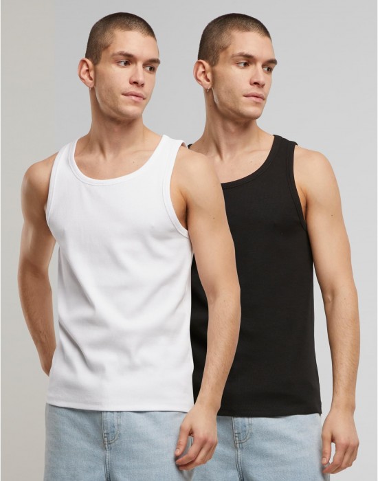 Потници Пакет 2 броя DEF Tank Tops bright white+jet black XL