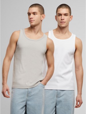 Потници Пакет 2 броя DEF Tank Tops bright white+micro chip XL Потници Пакет 2 броя DEF Tank Tops bright white+micro chip XL