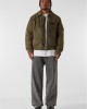 Мъжко Бомбър Яке LOST YOUTH COLLAR BOMBER JACKET dark olive XXL
