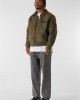 Мъжко Бомбър Яке LOST YOUTH COLLAR BOMBER JACKET dark olive XXL