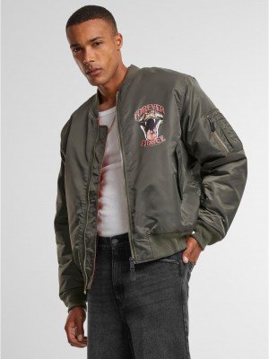 Мъжко Бомбър Яке Forever Fierce MA1 Bomber olive XXL