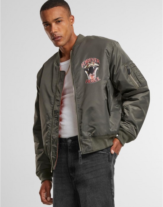 Мъжко Бомбър Яке Forever Fierce MA1 Bomber olive XXL