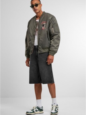 Мъжко Бомбър Яке Forever Fierce MA1 Bomber olive XXL