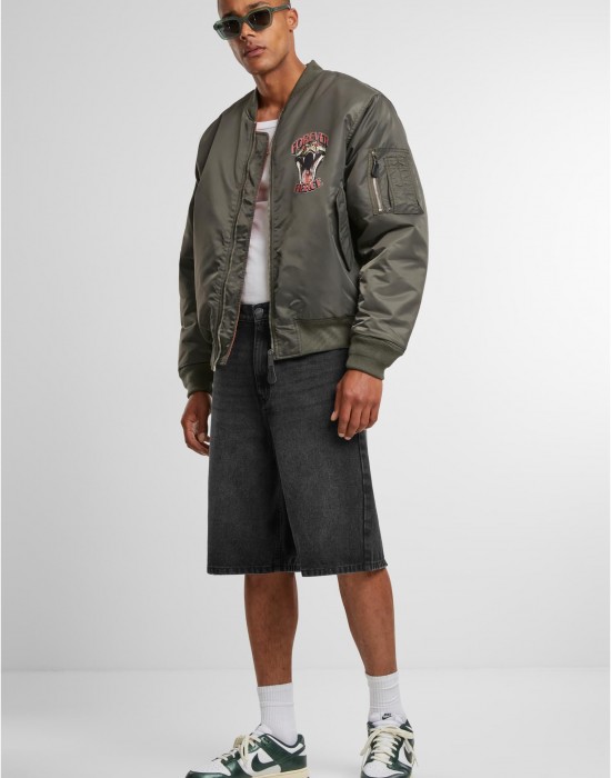 Мъжко Бомбър Яке Forever Fierce MA1 Bomber olive XXL