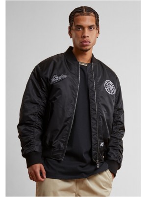 Мъжко Бомбър Яке Starter Patch Bomberjacket black XXL