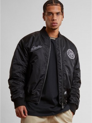 Мъжко Бомбър Яке Starter Patch Bomberjacket black XXL