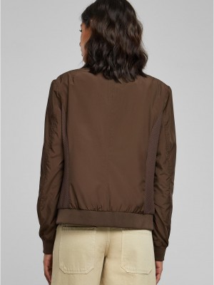 Дамско Бомбър ЯкеLadies Light Bomber Jacket brown XXL Дамско Бомбър ЯкеLadies Light Bomber Jacket brown XXL
