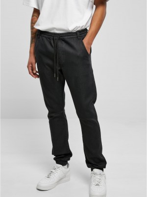 Мъжки Дънки Knitted Denim Jogpants realblack washed XXL Мъжки Дънки Knitted Denim Jogpants realblack washed XXL