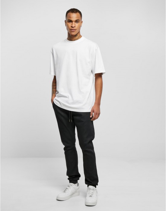 Мъжки Дънки Knitted Denim Jogpants realblack washed XXL