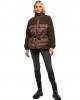Дамско Пухено Яке Ladies Sherpa Mix Puffer Jacket brown XXL