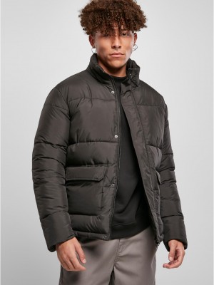 Мъжко Пухено Яке Short Puffer Jacket black XXL