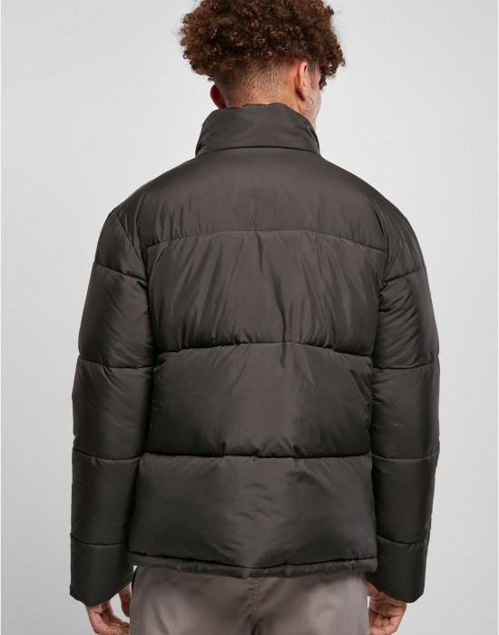 Мъжко Пухено Яке Short Puffer Jacket black XXL