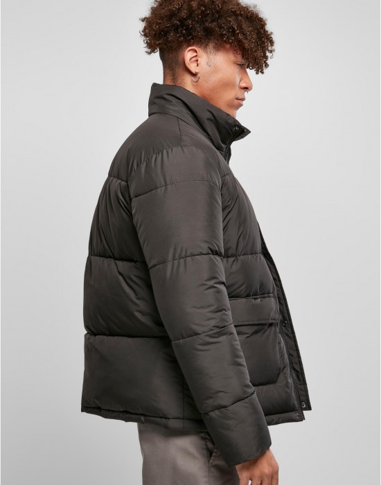 Мъжко Пухено Яке Short Puffer Jacket black XXL