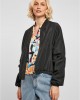 Дамско Бомбър ЯкеLadies Recycled Batwing Bomber Jacket black XXL
