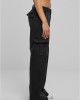 Дамски Дънки с Висока ТалияLadies High Waist Straight Denim Cargo Pants black washed 29