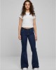Дамски Дънки Ladies Organic Low Waist Flared Denim mid indigo washed 29
