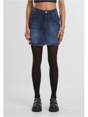 Дамски Дънки Ladies Heavy Mini Denim Skirt new dark blue washed 29