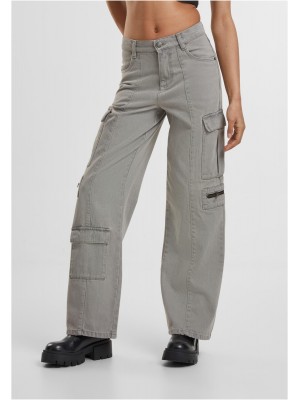 Дамски Дънки Ladies Loose Utility Denim Pants lighter dirty washed 29