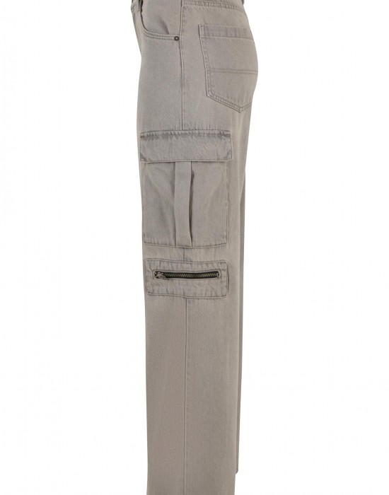 Дамски Дънки Ladies Loose Utility Denim Pants lighter dirty washed 29