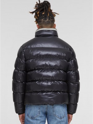 Мъжко Пухено Яке Recycled Zip neck Puffer Jacket black XXL