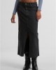 Дамски Дънки Ladies High Slit Denim Skirt black washed 29