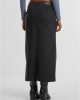 Дамски Дънки Ladies High Slit Denim Skirt black washed 29