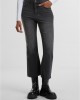 Дамски Дънки Ladies Cropped Flared Denim Pants black washed 29