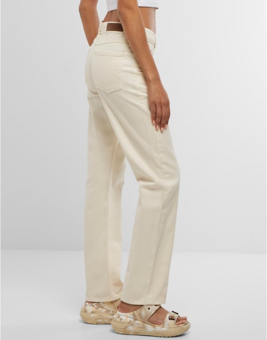 Дамски Дънки Ladies Straight Fit Denim whitesand 29