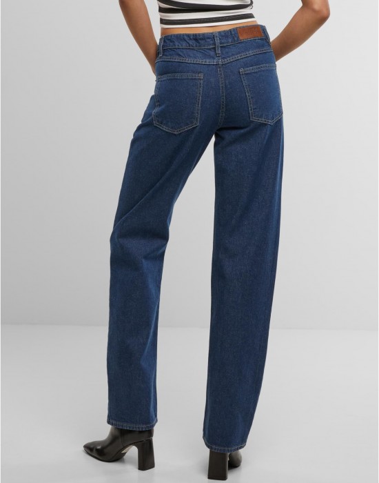 Дамски Дънки Ladies Straight Fit Denim mid deep blue washed 29