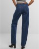 Дамски Дънки Ladies Straight Fit Denim mid deep blue washed 29
