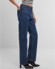 Дамски Дънки Ladies Straight Fit Denim mid deep blue washed 29