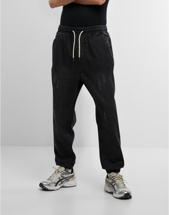 Мъжки Дънки Jogg Denim black washed XXL
