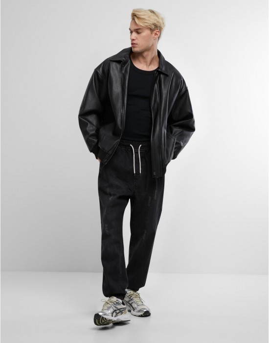 Мъжки Дънки Jogg Denim black washed XXL