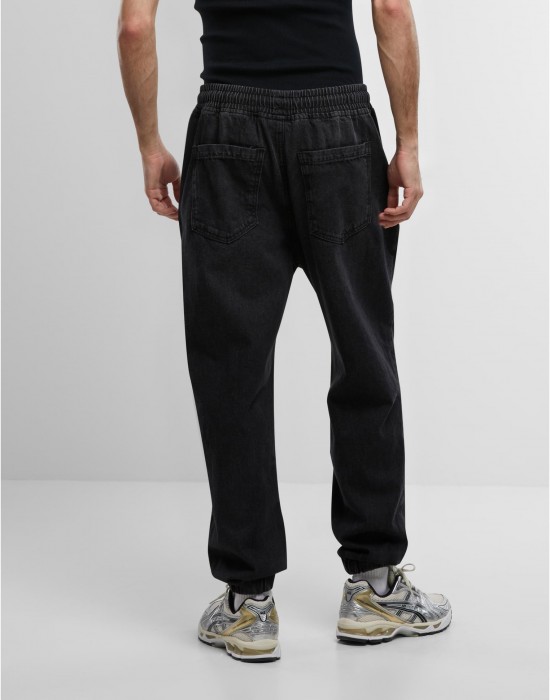 Мъжки Дънки Jogg Denim black washed XXL