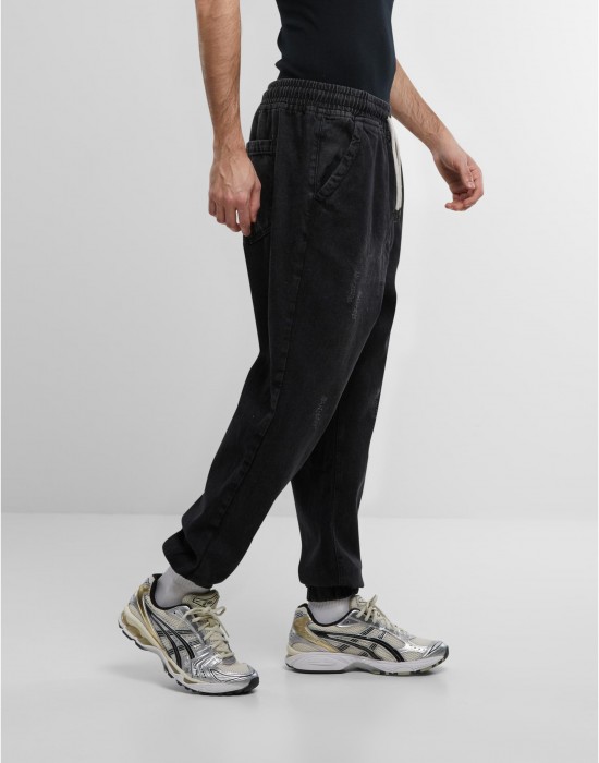 Мъжки Дънки Jogg Denim black washed XXL
