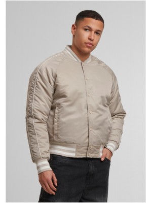 Мъжко Бомбър Яке Racer Bomber Jacket chalkdust XXL