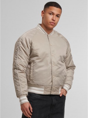 Мъжко Бомбър Яке Racer Bomber Jacket chalkdust XXL