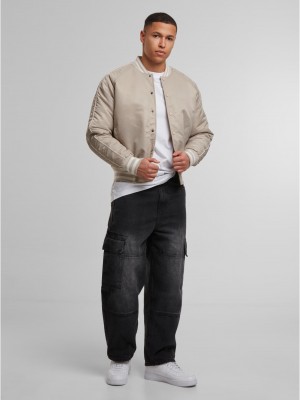 Мъжко Бомбър Яке Racer Bomber Jacket chalkdust XXL