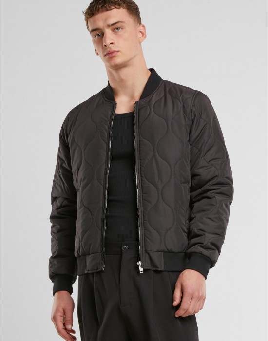 Мъжко Бомбър Яке Onion Quilted Bomber black XXL